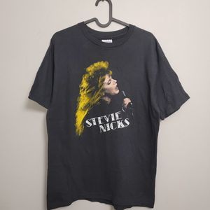 Vintage 1986 Stevie Nicks Rock a Little Tour Single Stitch Tshirt USA Large Blk